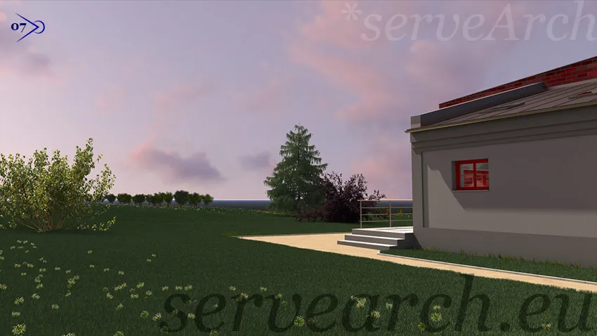 Živnostenský dvorec: final exteriéry - vně dvora